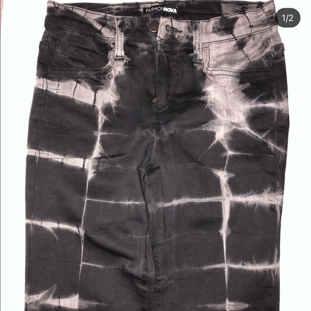 Tiedye black jeans